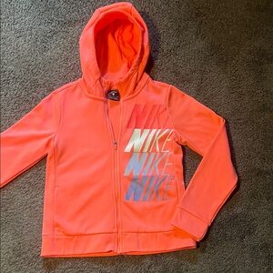 Nike Kids Vibrant Orange Hoodie